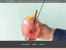 Tablet Screenshot of fieldguidehfx.com